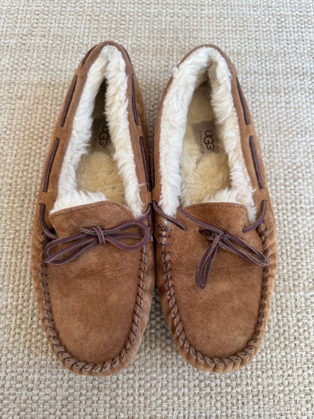UGG Women's Dakota Slippers in Chestnut Size 10โ